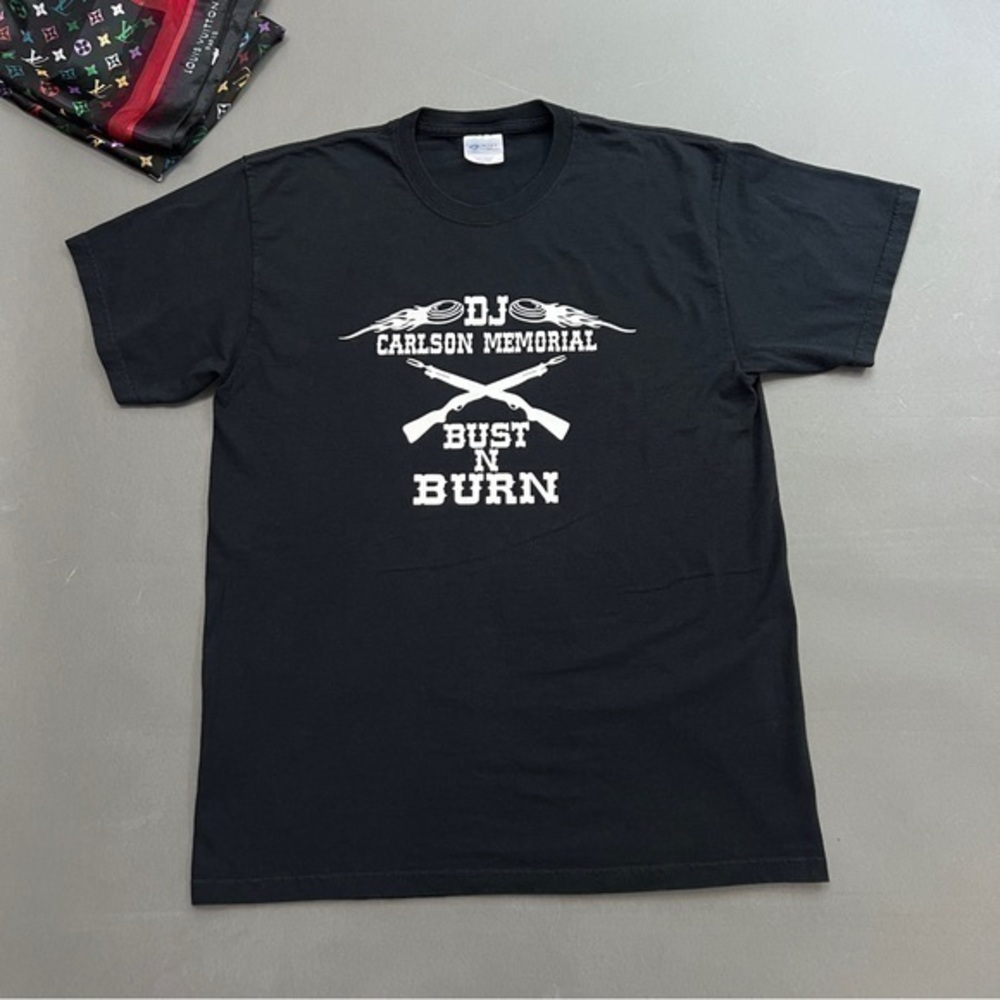 Y2K Double Stitched Shotgun Graphic Tee Shirt